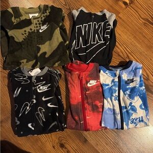 Nike Kids' Zip-Up Hoodies - Camouflage, Black, Red, Blue